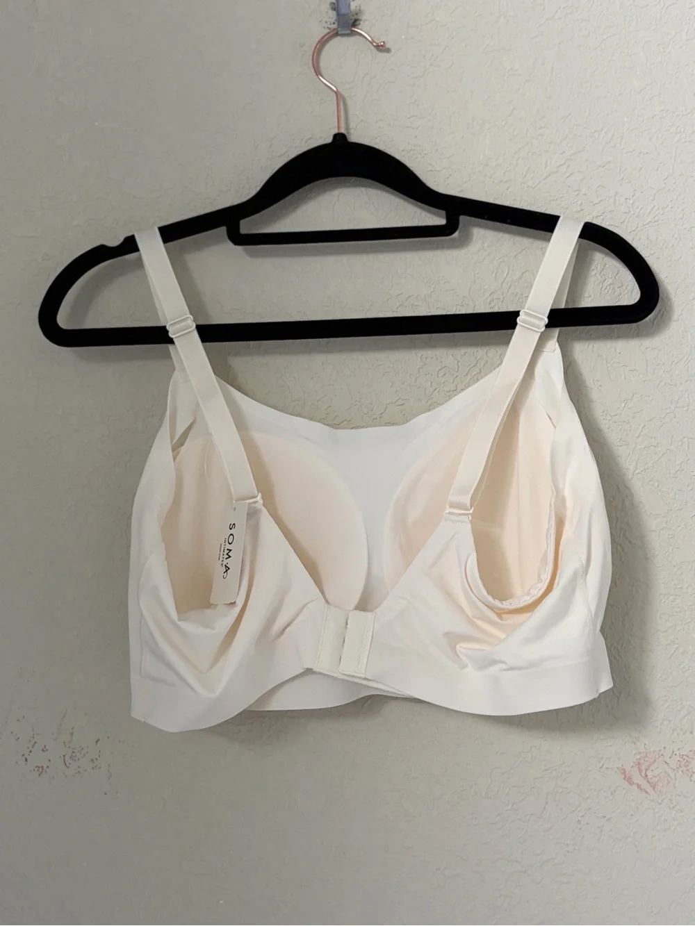 Soma White Seamless Padded Bralette
